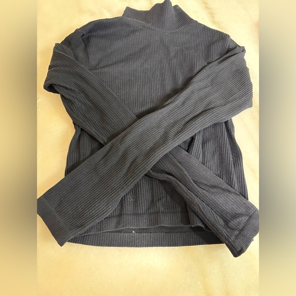 Zara crop top in navy blue Size-XS